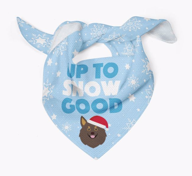 Up to Snow Good: Personalised {breedFullName} Bandana