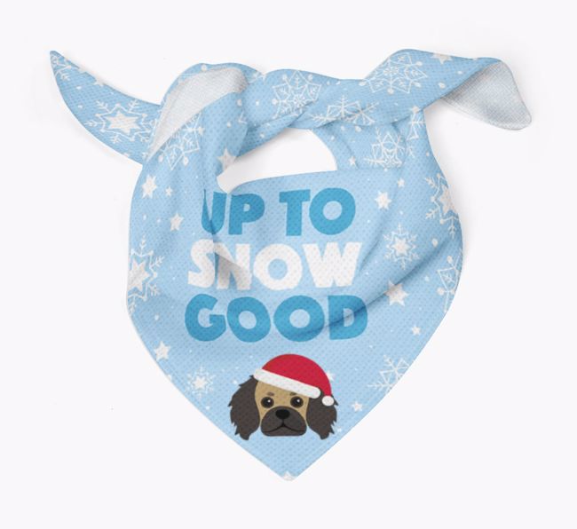 Up to Snow Good: Personalised {breedFullName} Bandana