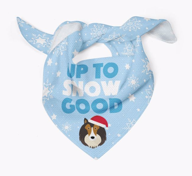 Up to Snow Good: Personalised {breedFullName} Bandana