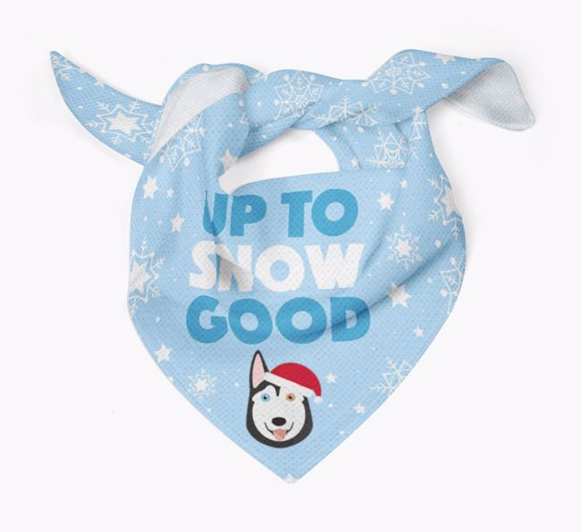 Up to Snow Good: Personalized {breedFullName} Bandana