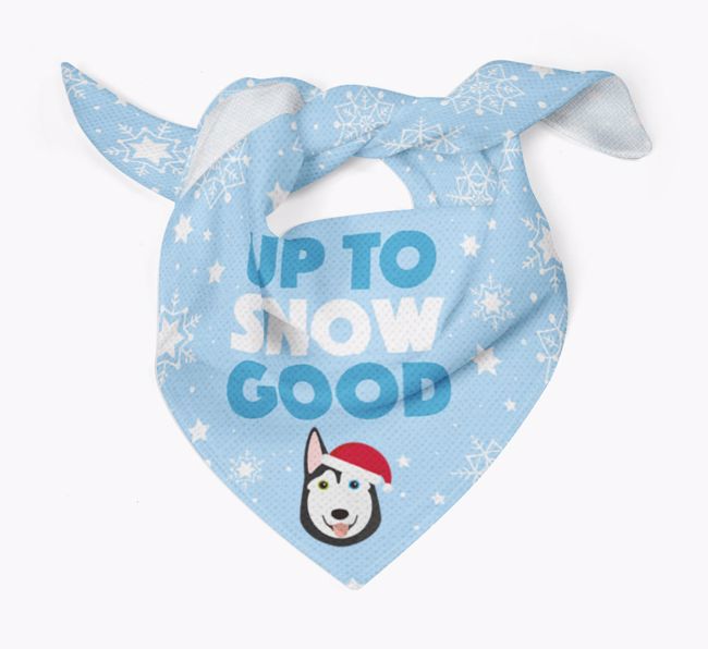 Up to Snow Good: Personalised {breedFullName} Bandana