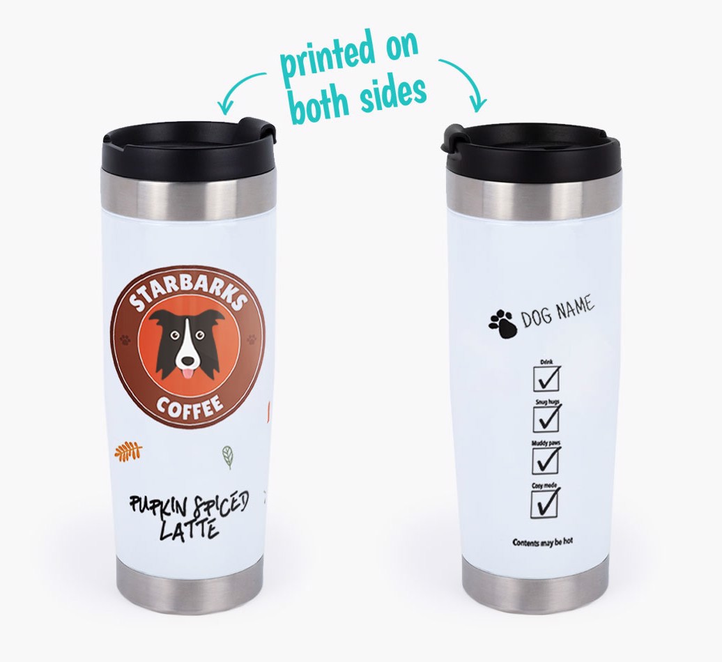 Autumnal Starbarks - Personalized Travel Mug