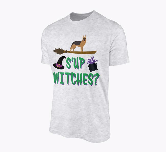 'S'Up Witches?' - Personalised {breedFullName} T-Shirt