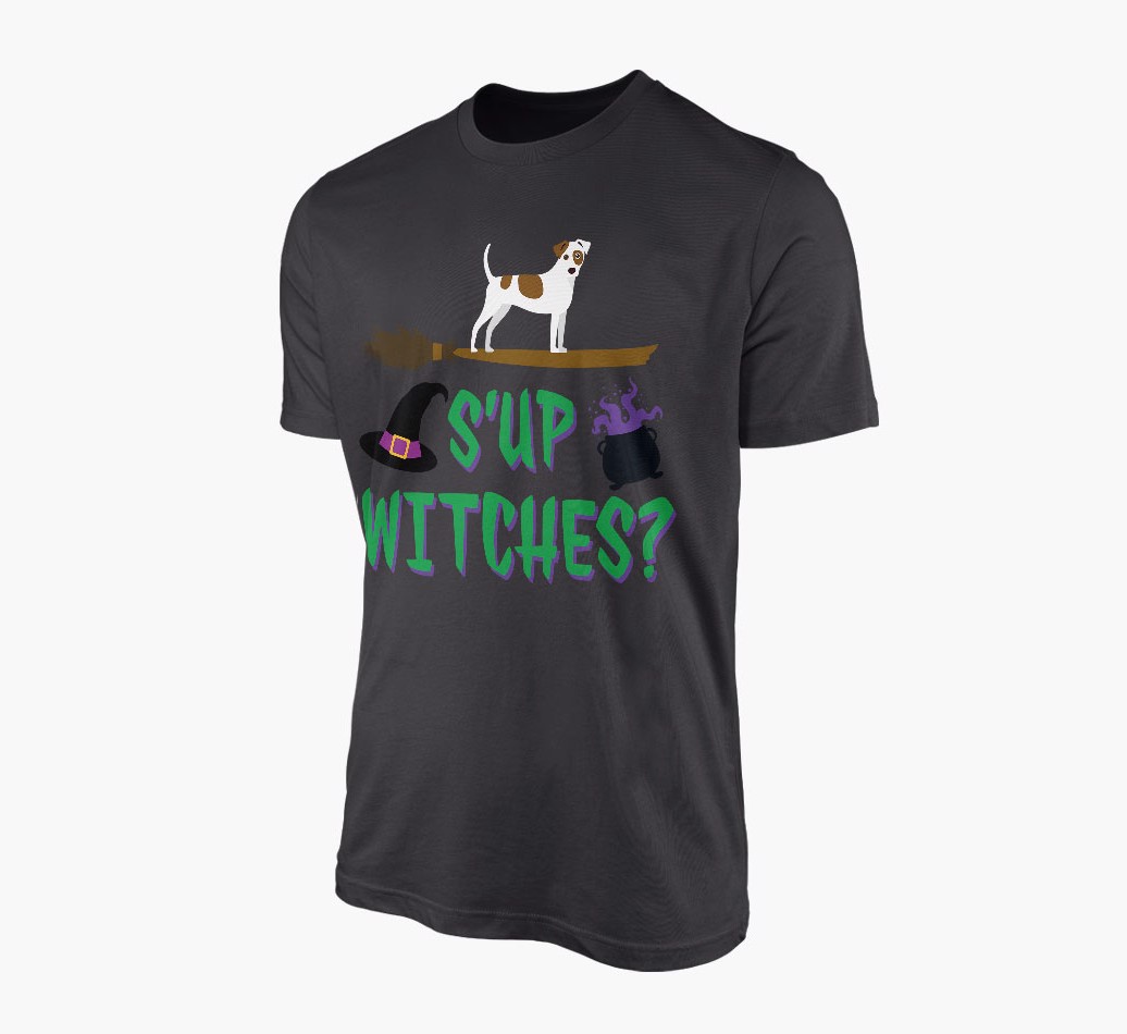 'S'Up Witches?' - Personalised {breedFullName} Adult T-Shirt
