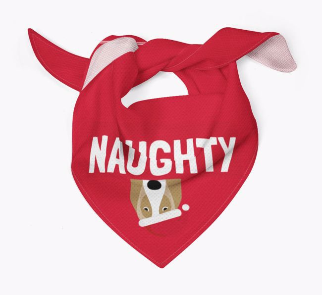 Naughty: Personalised {breedFullName} Bandana