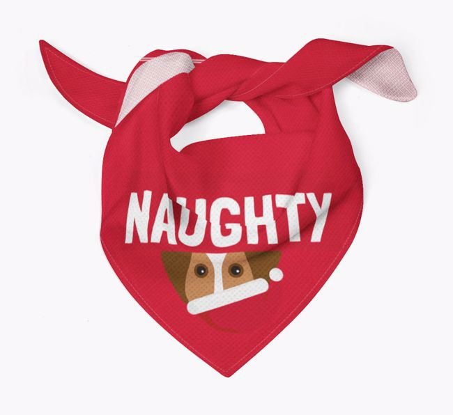 Naughty: Personalized {breedFullName} Bandana