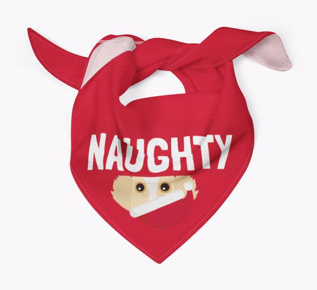 Naughty: Personalized {breedFullName} Bandana