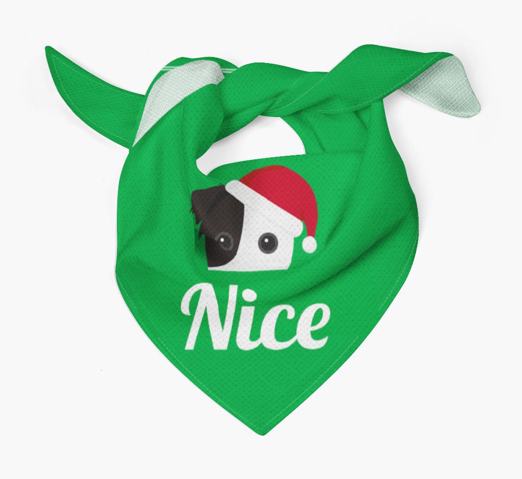 'Nice' - Personalized {breedFullName} Bandana