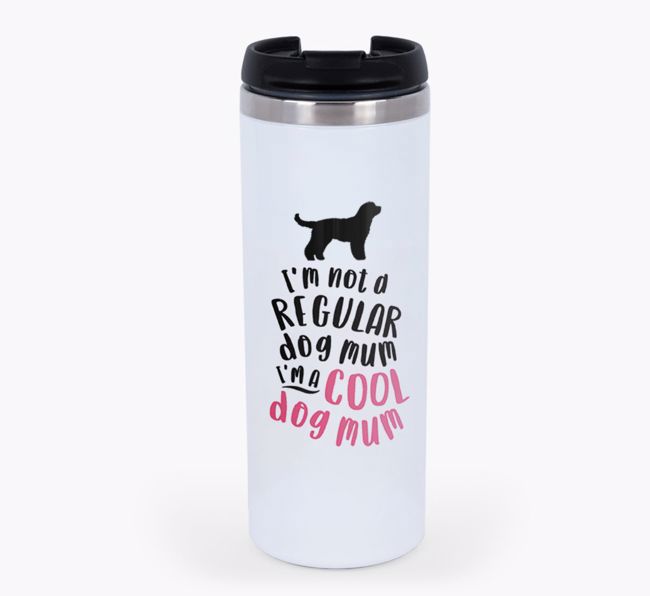 'Cool Dog Mum' - Personalised {breedCommonName} Travel Mug