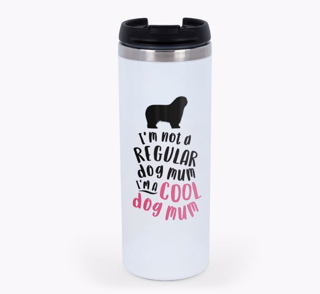 'Cool Dog Mum' - Personalised {breedCommonName} Travel Mug