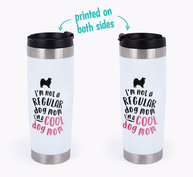 'Cool Dog Mom' - Personalized {breedFullName} Travel Mug