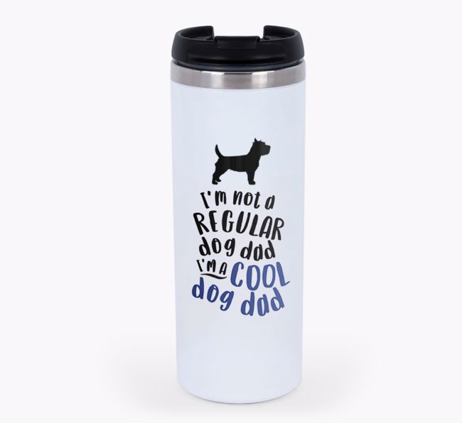 'Cool Dog Dad' - Personalised {breedFullName} Travel Mug