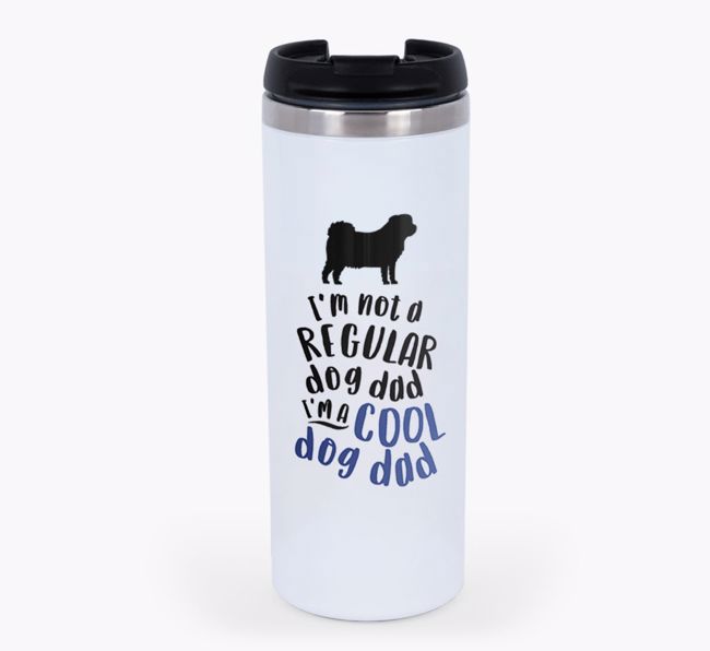 'Cool Dog Dad' - Personalised {breedFullName} Travel Mug