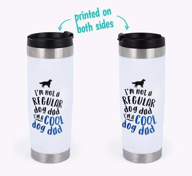 'Cool Dog Dad' - Personalized {breedFullName} Travel Mug