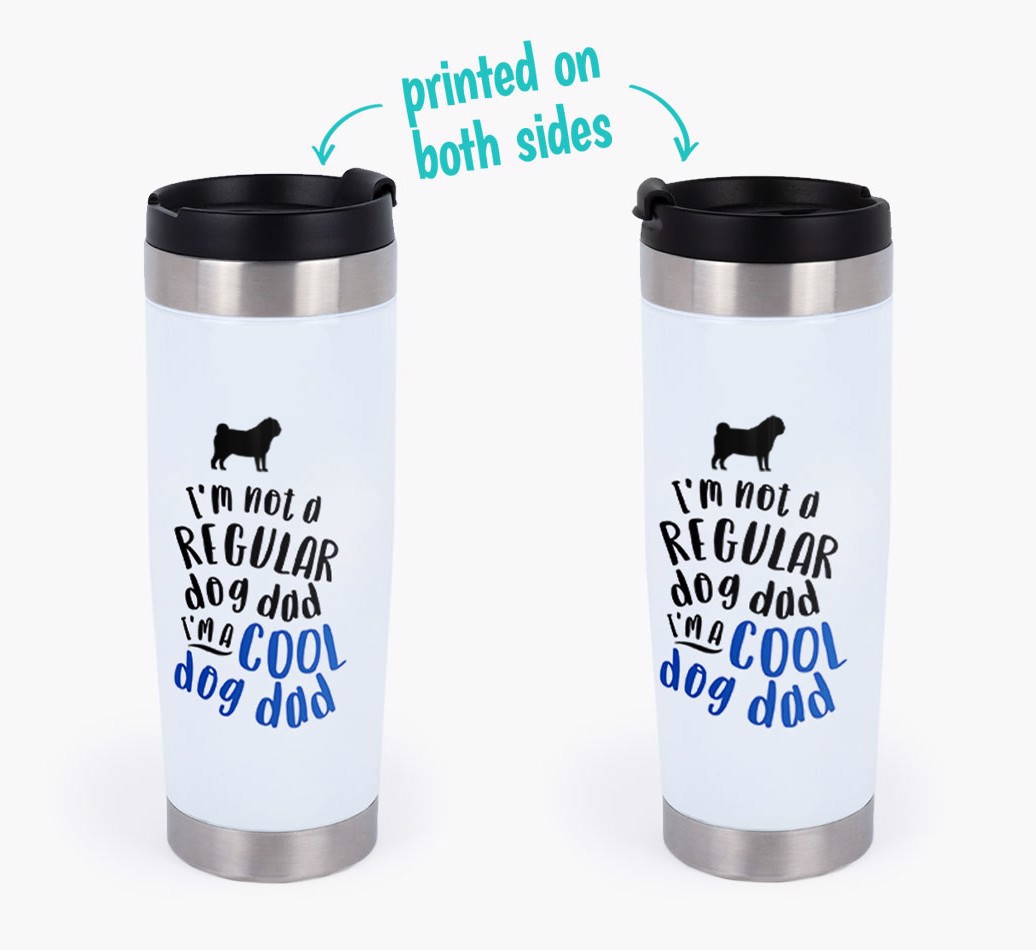'Cool Dog Dad' - Personalized Travel Mug