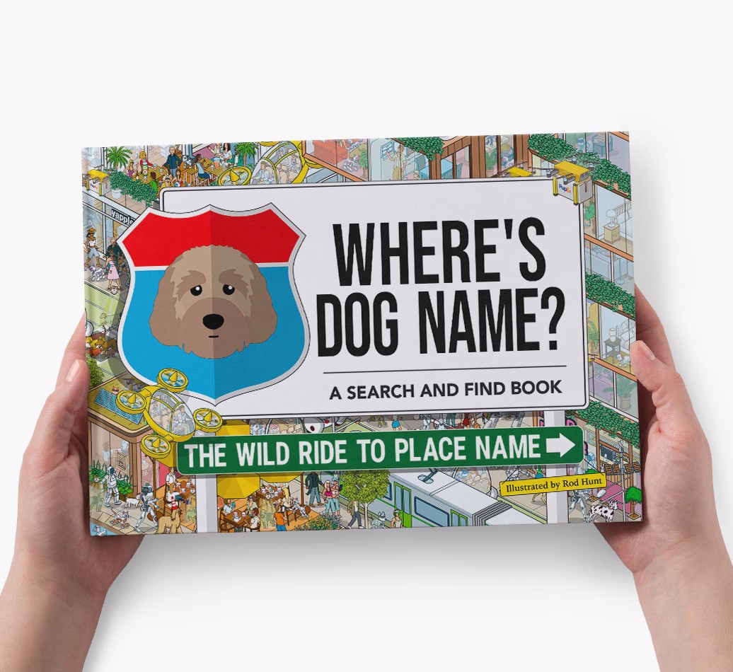 Where's Your Dog Vol3 - Hands Holding Book Cover