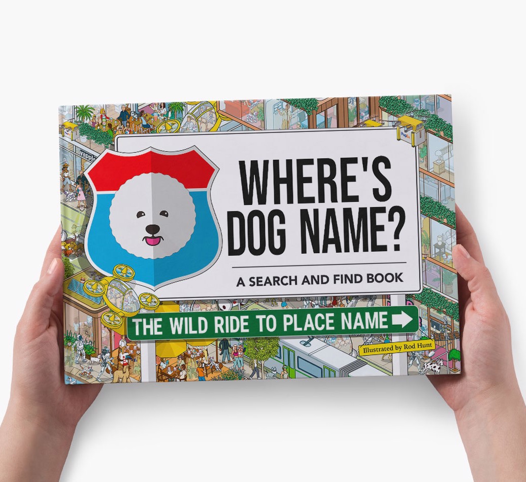 Where's Your Dog Vol3 - Hands Holding Book Cover