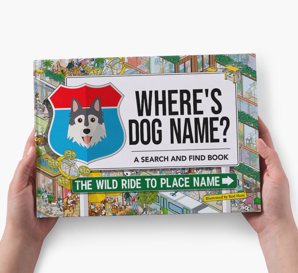 Where's Your Dog Vol3 - Hands Holding Book Cover