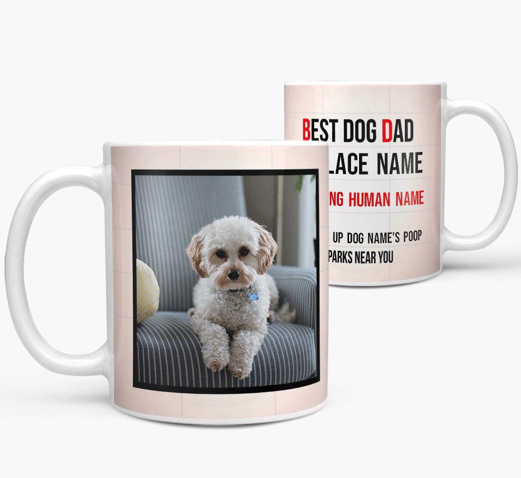 'Dad Movie Sign' - Personalised {breedFullName} Mug