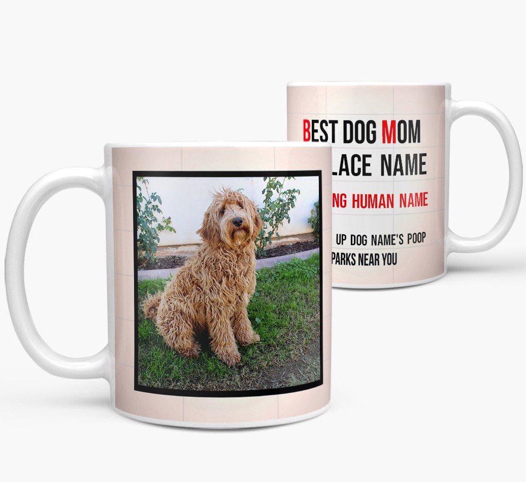 'Mom Movie Sign' - Personalized {breedFullName} Mug