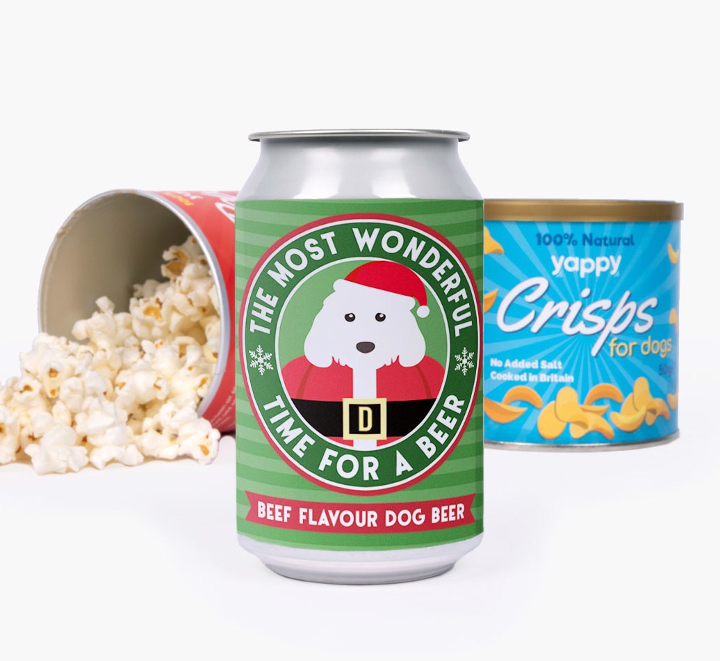 'Most Wonderful Time...' - Personalised {breedFullName} Beer Bundle