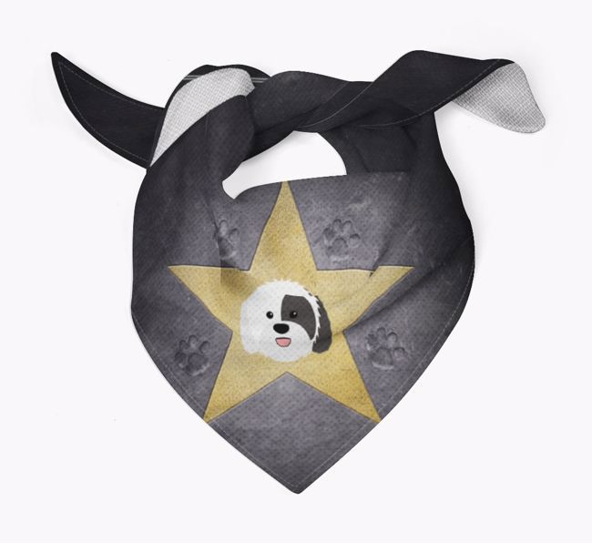 'Star of Fame' - Personalized {breedFullName} Bandana 