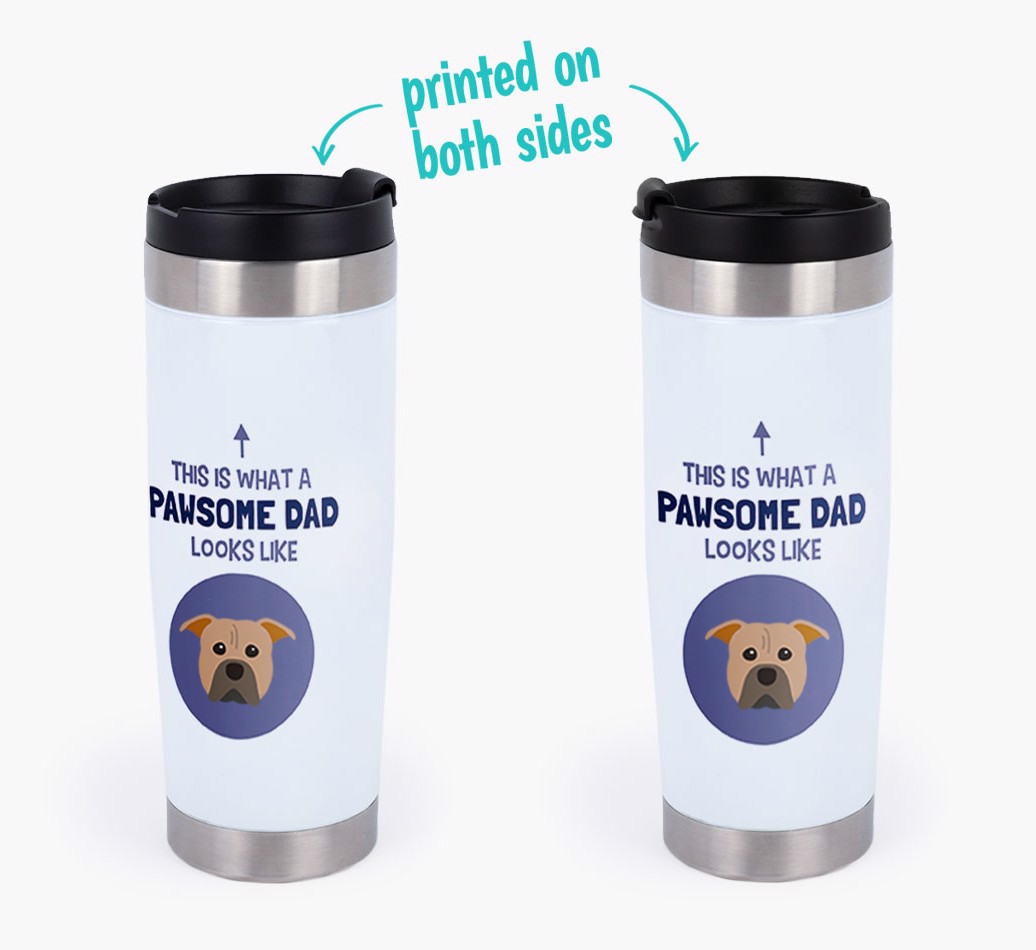 'Pawsome Dad' - Personalized Travel Mug