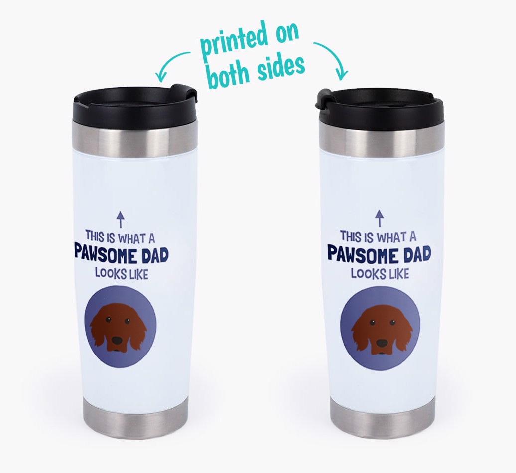 'Pawsome Dad' - Personalized Travel Mug