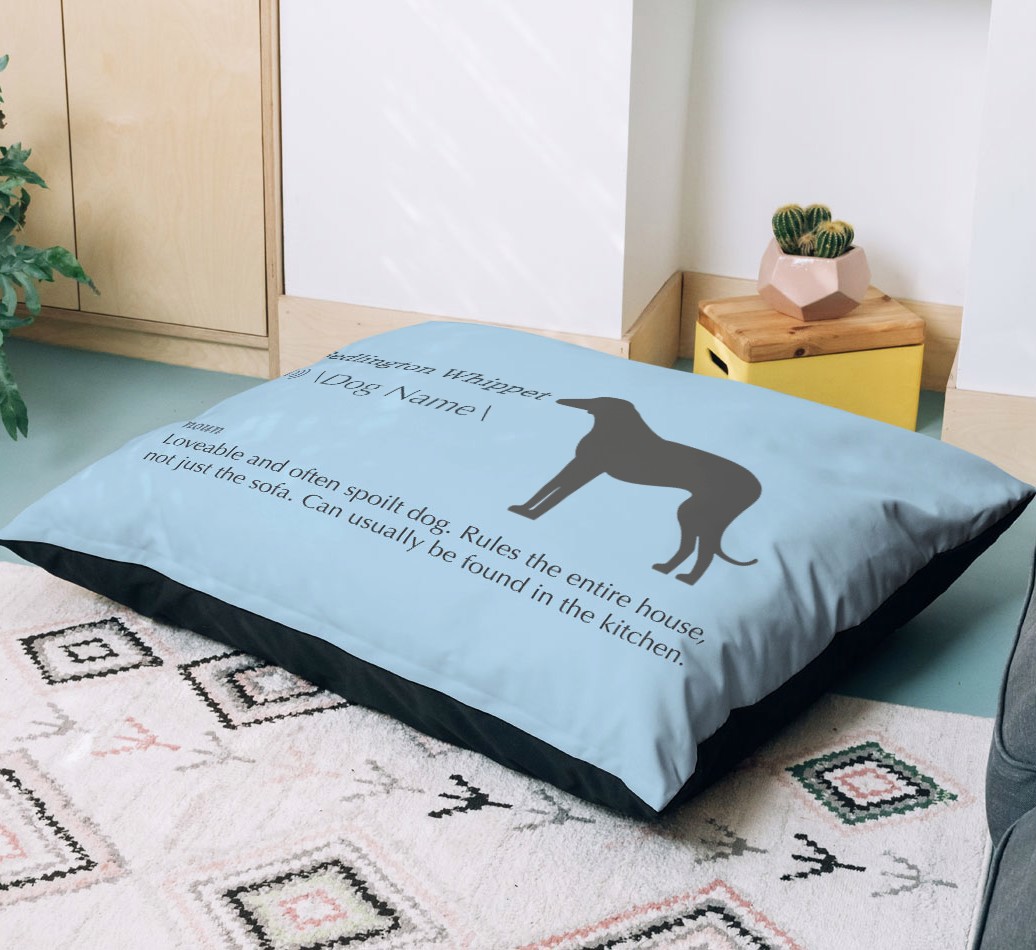 'Definition' - Personalised Dog Bed