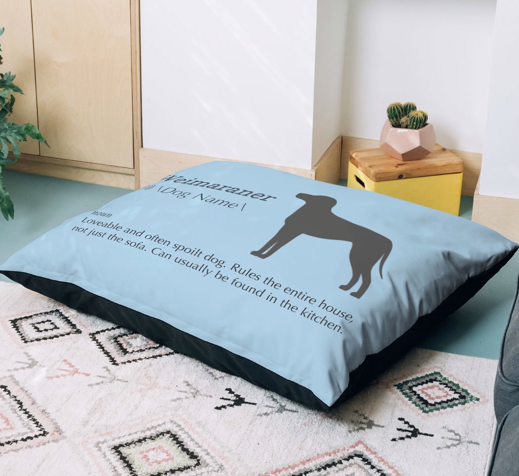 'Definition' - Personalised Dog Bed