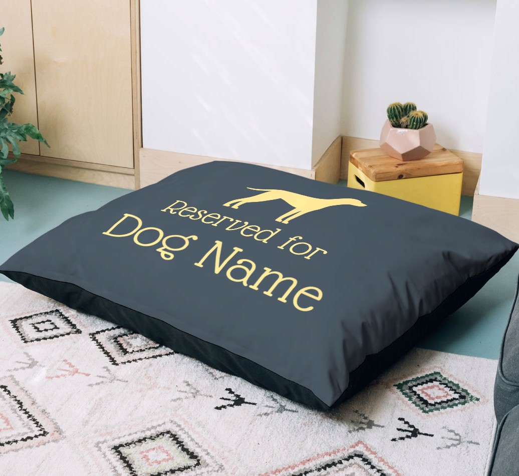 'Reserved For' - Personalised Dog Bed