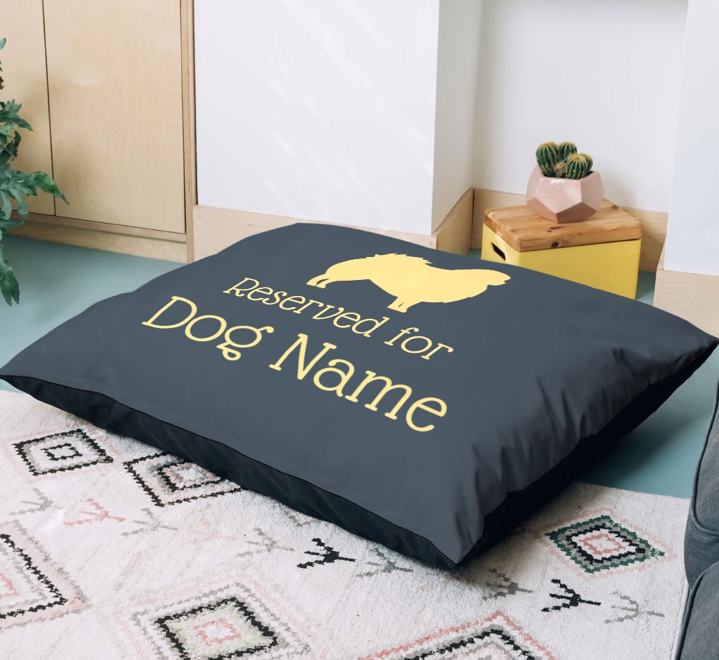 'Reserved For' - Personalised Dog Bed