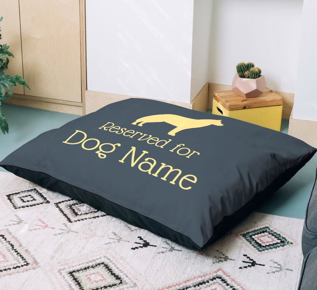 'Reserved For' - Personalised Dog Bed