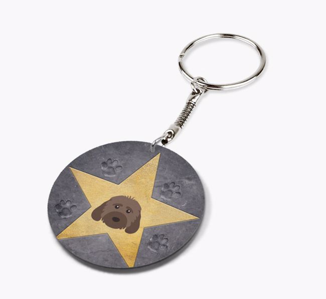 'Star Of Fame' - Personalised Double-Sided Keyring