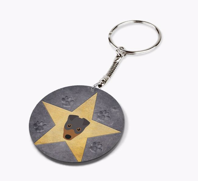 Star Of Fame: Personalised Double-Sided Keyring