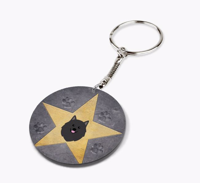 'Star Of Fame' - Personalized Double-Sided Keyring