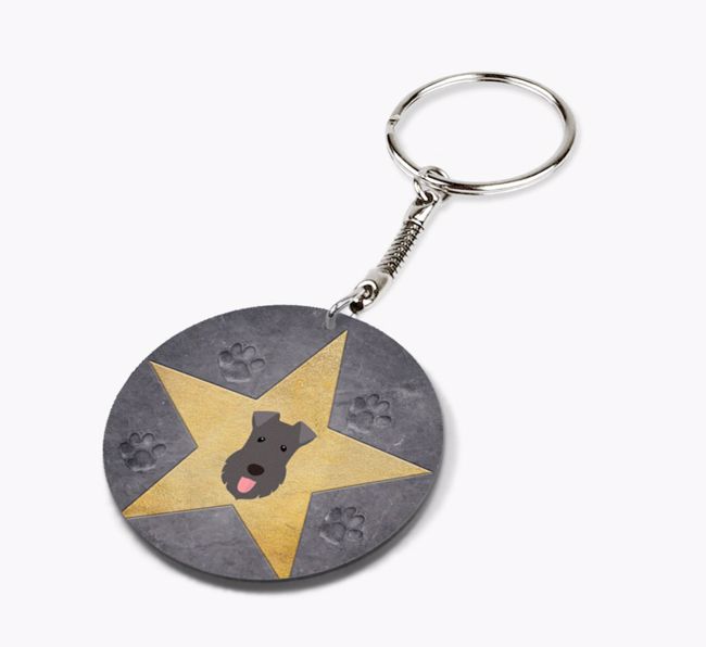 'Star Of Fame' - Personalized Double-Sided Keyring