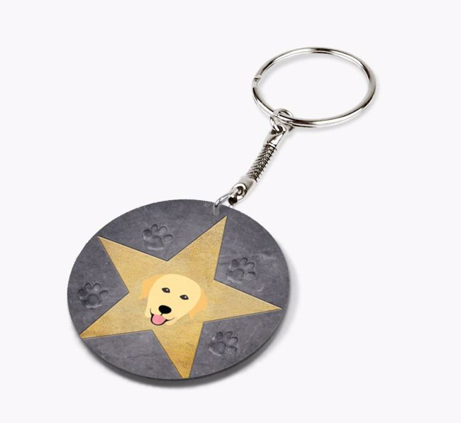 Star Of Fame: Personalised Double-Sided Keyring