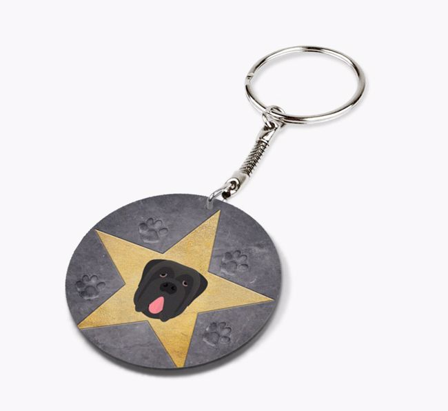 'Star Of Fame' - Personalized Double-Sided Keyring