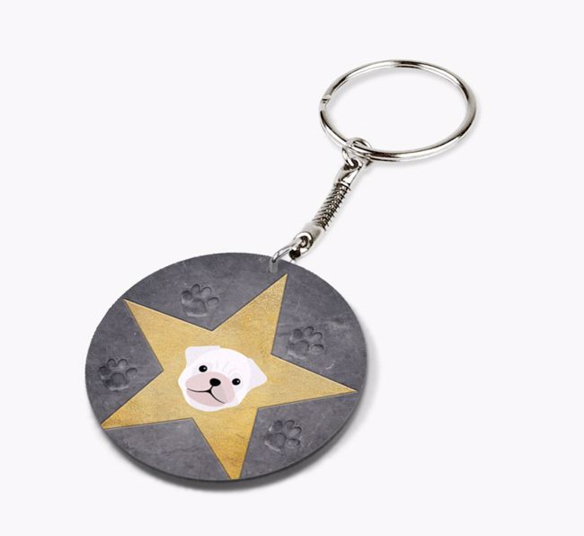 Star Of Fame: Personalised Double-Sided Keyring