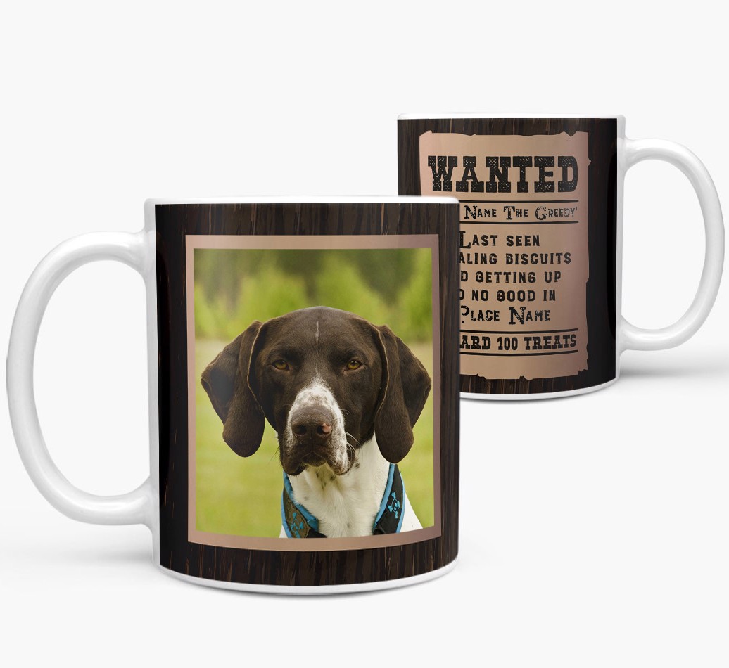 'Wanted Poster' - Photo Upload {breedFullName} Mug