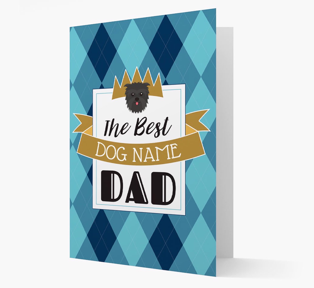 Card Best {breedCommonName} Dad with {breedFullName} Yappicon