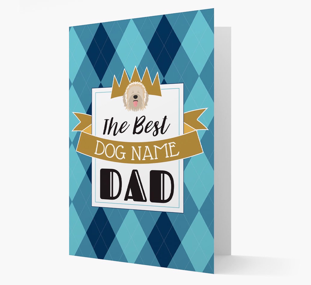 Card Best {breedCommonName} Dad with {breedFullName} Yappicon