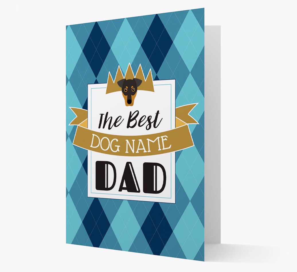 Card Best {breedCommonName} Dad with {breedFullName} Yappicon