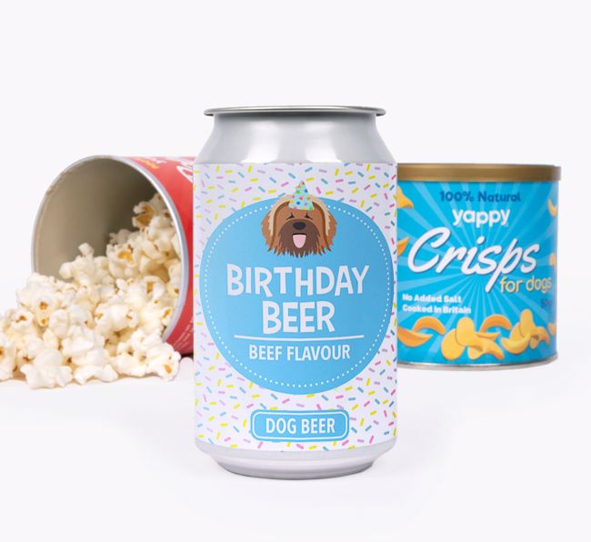 'Birthday Beer' - Personalised {breedFullName} Beer Bundle