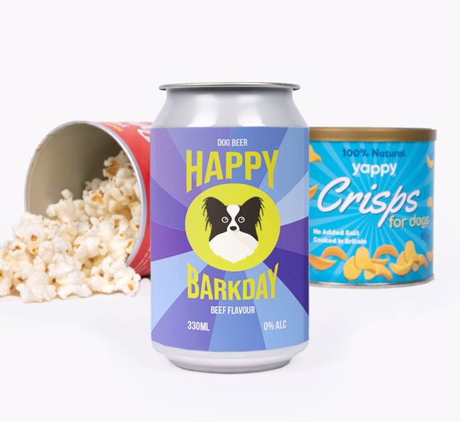 'Happy Barkday' - Personalised {breedFullName} Beer Bundle