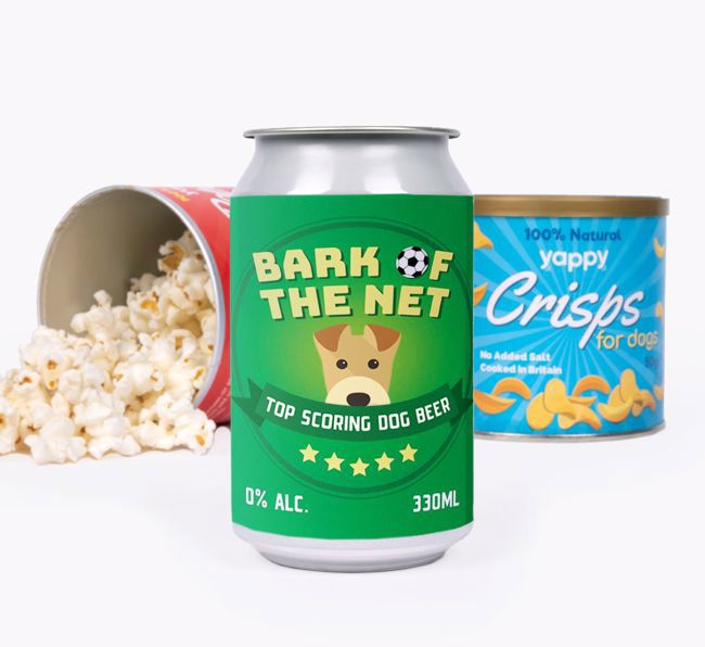 'Bark of the Net' - Personalised {breedFullName} Beer Bundle