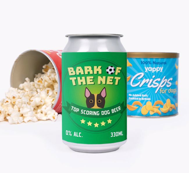 'Bark of the Net' - Personalised {breedFullName} Beer Bundle