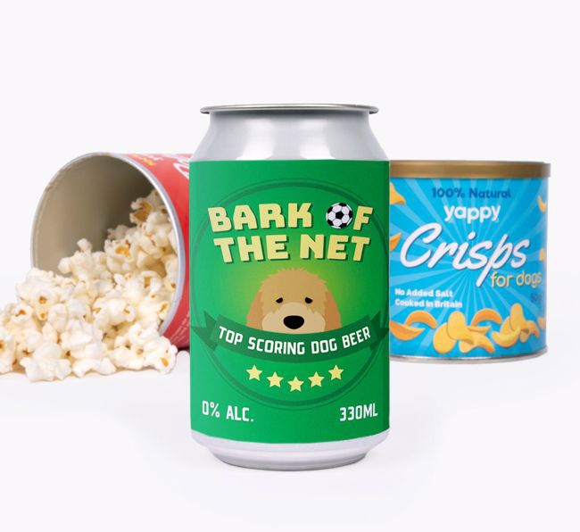 'Bark of the Net' - Personalised {breedFullName} Beer Bundle