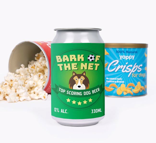 'Bark of the Net' - Personalised {breedFullName} Beer Bundle